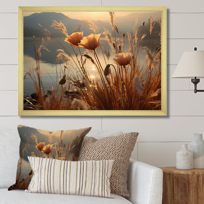 Sunset Wildflower Serenade - Wildflowers Canvas Print