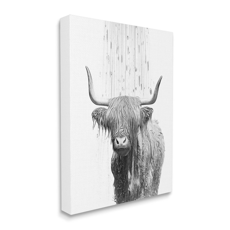 «Catch Bathroom Splash» sur toile par Annalisa Latella, H 40 po x l 30 po x P 1,5 po