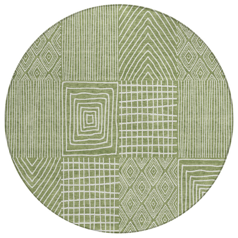 Tapis rond 8 po