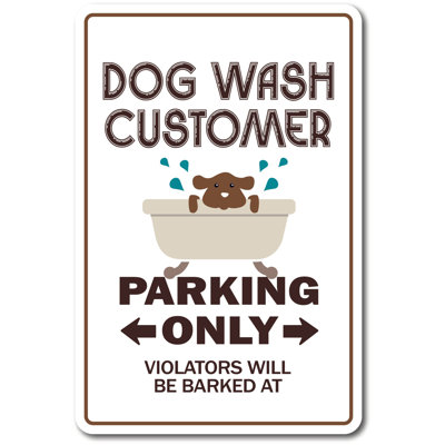 Enseigne de chien Dog Wash