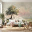 Watercolor Landscape Wallpaper Serene Nature Wall Mural-1045729915-1045729893