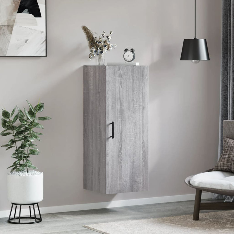 Mayowa Wall Mounted Cabinet 34,5x34x90 cm, Grey Sonoma
