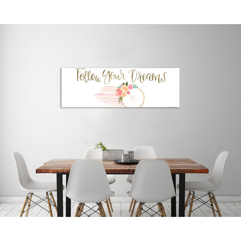 Toile tendue avec châssis «Girl Power» par Jenaya Jackson, H 12 po x l 36 po x P 1,5 po