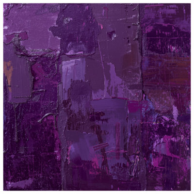 Toile de galerie mauve texturée abstraite en plusieurs tailles
