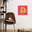 Art mural oiseau et lys-129007868