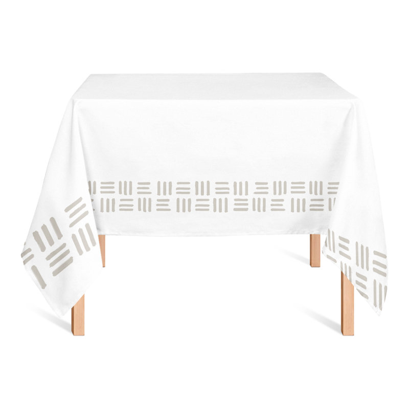 Ilianna Cotton Blend Square Tablecloth