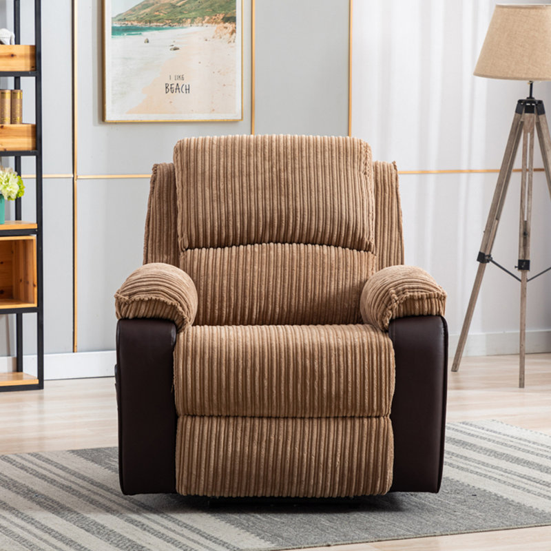 Fauteuil inclinable moderne en tissu avec siège inclinable et dossier, convient aux fauteuils d'appoint électriques