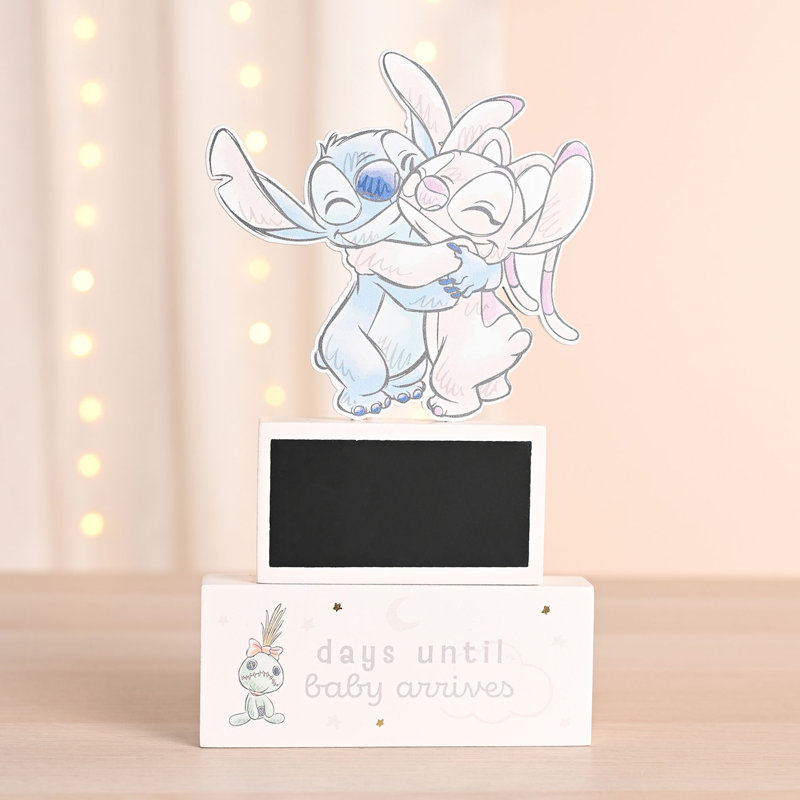 Stitch Baby Countdown Plaque