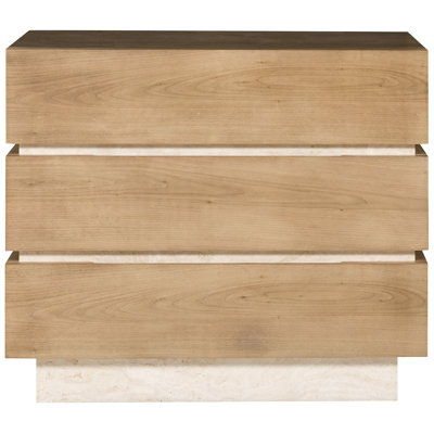 Edge 3 - Drawer Solid Wood Nightstand