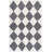 Ebony Hand Tufted Wool; Cotton Geometric Indoor Rug-793152377