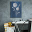 «Airy Blooms 2 Dark Blue» par Danhui Nai, art mural sur toile-1979122932
