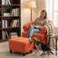 Ensemble de fauteuil pivotant avec repose-pieds-1243098536