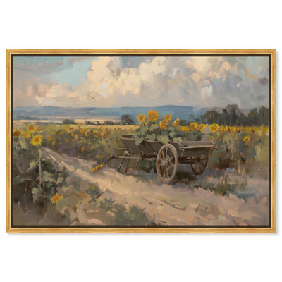«Sunflower Field Canvas Autum» par 