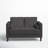 Preston 52.4" Square Arm Tufted Loveseat-19768756