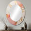 Miroir mural moderne rose et blanc-1320153657