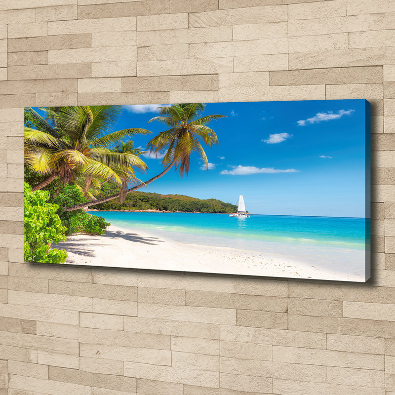 Tropical Beach - Wrapped Canvas Print