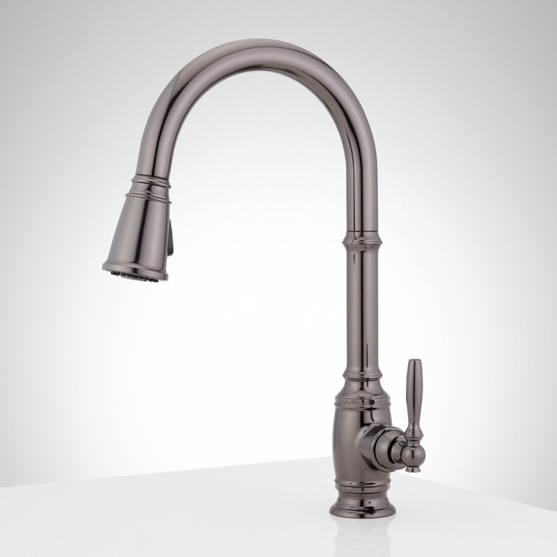 Finnian Pull-Down Kitchen Faucet, Gunmetal