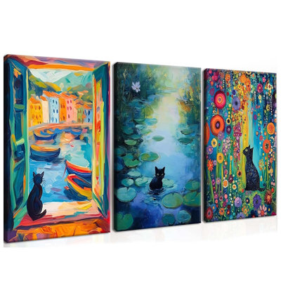 3 Piece Wrapped Canvas Print