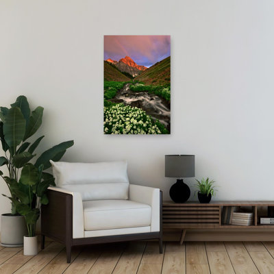 «Rainbow Over Dallas Peak», reproduction d'art contemporain de paysage mural contemporain