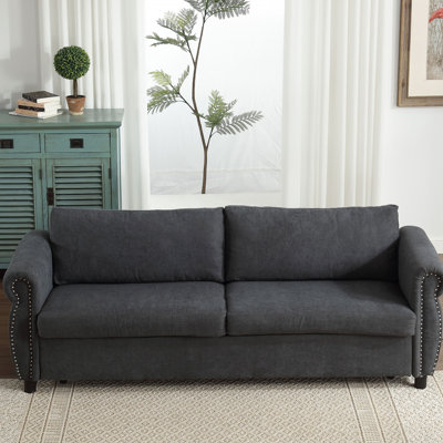 Convertible Sofa Bed With Large Mattress, Ideal For Living Room And Bedroom Versatility And Comfort