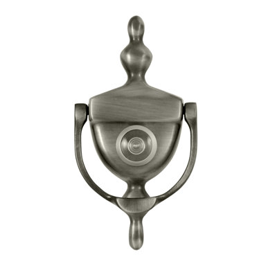 Deltana DKV630U15A Door Knocker-Viewer; Antique Nickel Finish