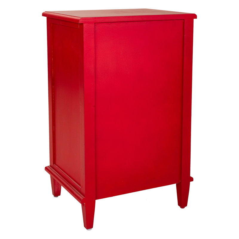 Schweinzger End Table, Red