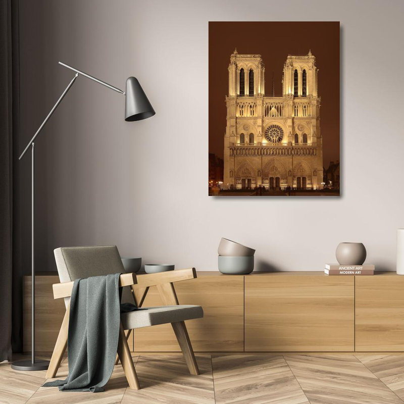 Notre Dame, Paris, H 24 po x l 18 po