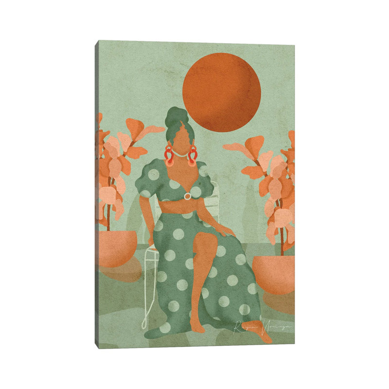 Cindy by Reyna Noriega - Painting on Canvas, 66.04 cm H x 45.72 cm W x 3.175 cm D, Wrapped Canvas