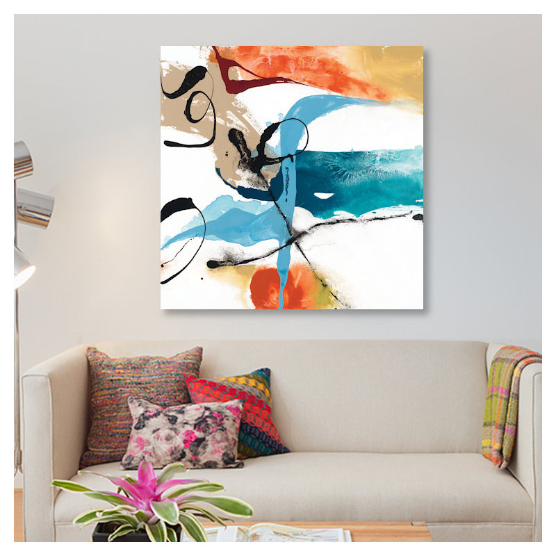 « fabriquer iii », reproduction sur toile, H 18 po x l 18 po x P 1,5 po, Toile avec cadre noir, Pas de tapis