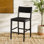 Tabouret de comptoir tissé Dutton