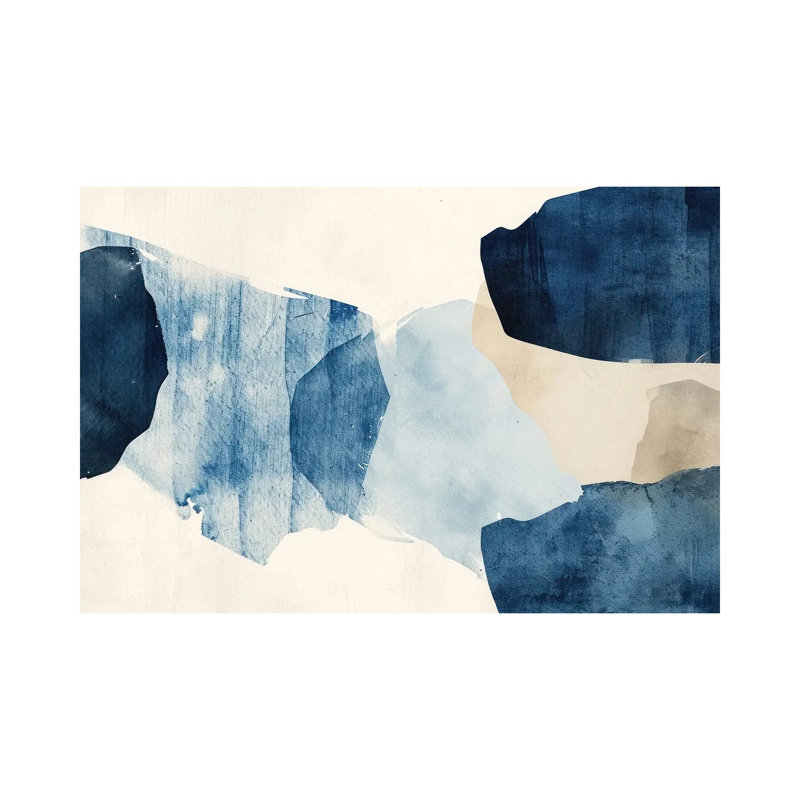 «Blue Imagination I», reproduction d'art sur toile tendue
