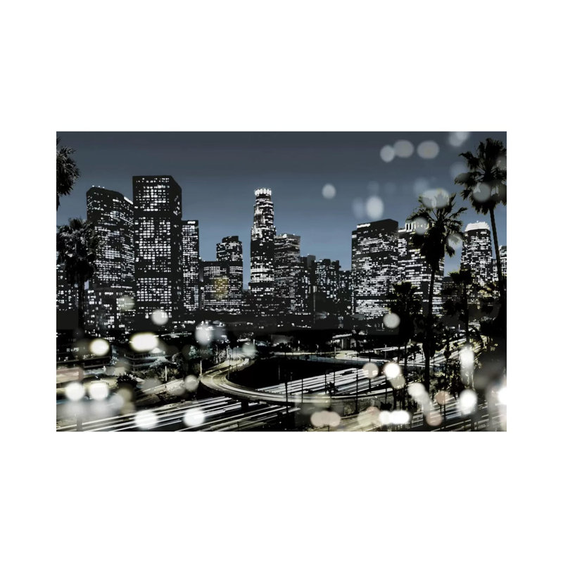 L.A. Nights II 1 Piece Wall Art on Canvas, 66.04 cm H x 45.72 cm W x 1.91 cm D, Wrapped Canvas