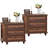 Farmhouse Nightstand With Charging Station, 24" Wide End Table With 3 Drawers,Wood Dresser Cabinet For Bedroom, Bed Side Table Chest Of Drawers,Night Stand For Living Room, Closet-123037903-123175609