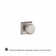 Round Single Dummy Door Knob with Traditional Square Rose