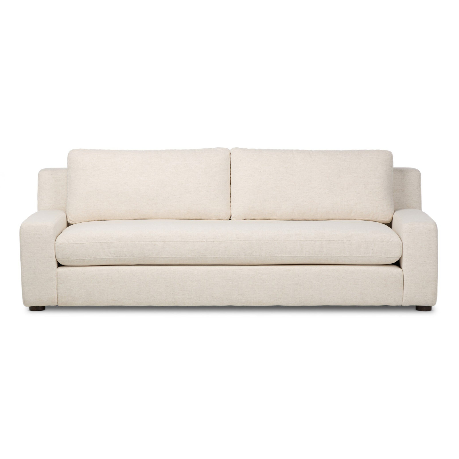Liv Upholstered Sofa, 33" H x 89" W x 41" D, Crypton Nomad Snow
