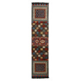 Rug & Kilim’S Tribal Runner In Beige-Brown All Over Geometric Pattern