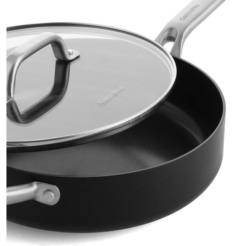 GreenPan Omega Healthy Ceramic Nonstick Covered Sauté Pan, 11"
