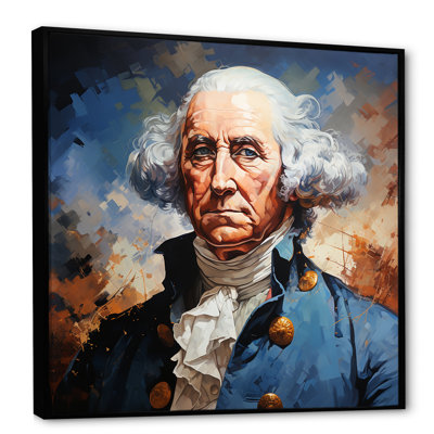 Vintage Portrait Of President George Washington II - President/Political Wall Art