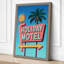 Holiday Motel Sign Retro - Wrapped Canvas-1630172124-1630172069