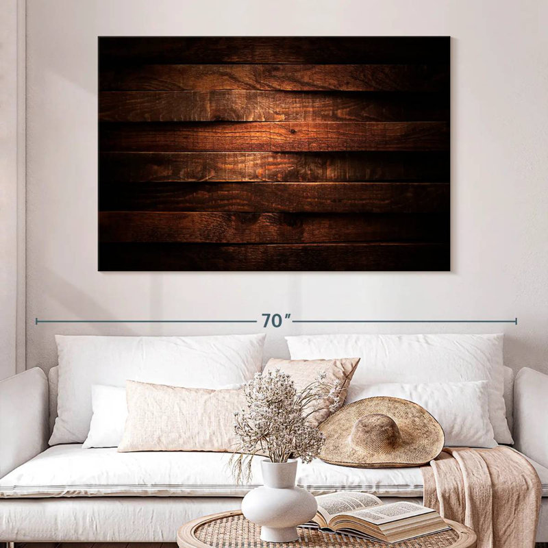 Avery Rustic Wood Stack, 34" H x 51" W