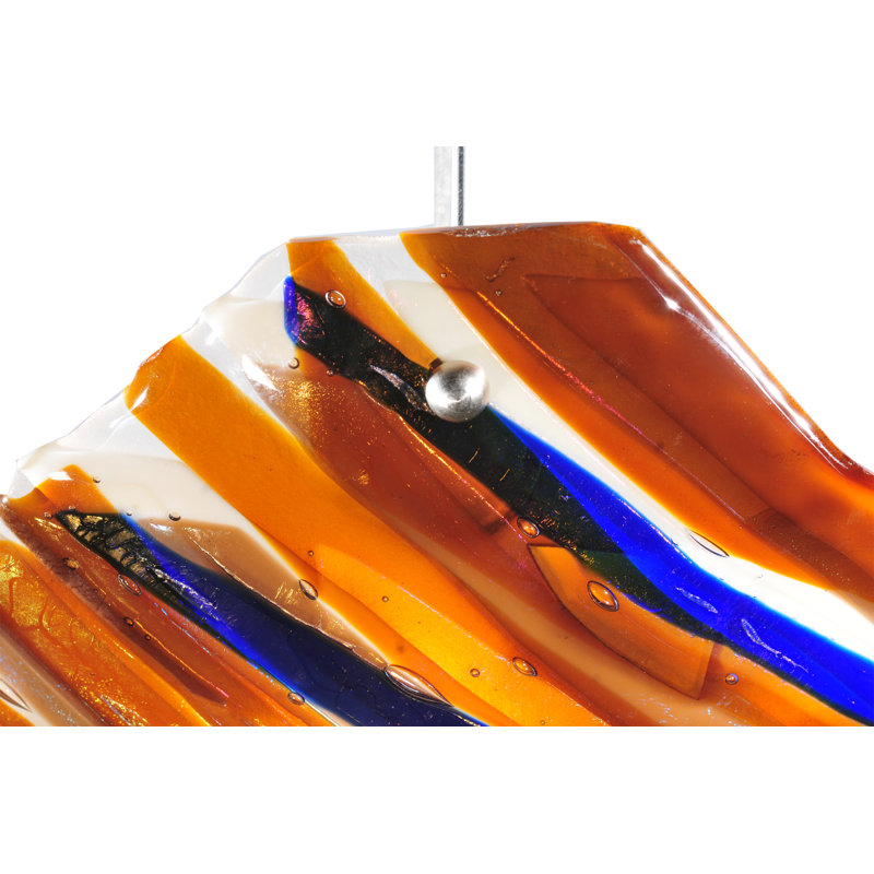 Lustre géométrique 4 lumières unique oceano