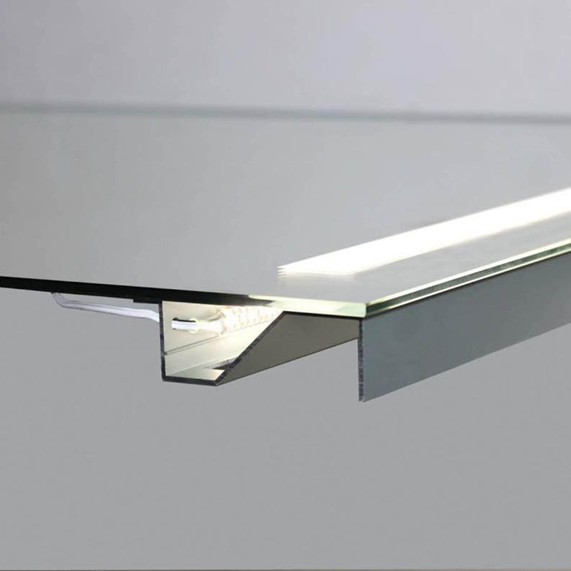 T5 Flat Lighted Wall Mirror, 31.5" H x 47.2" W