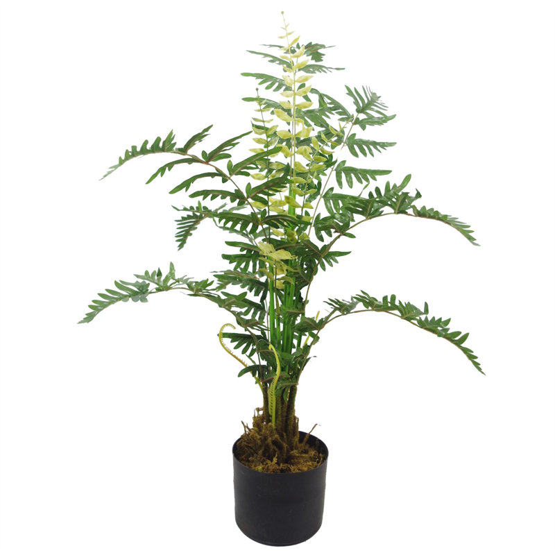 228.6cm Faux Fern Plant in Pot Liner