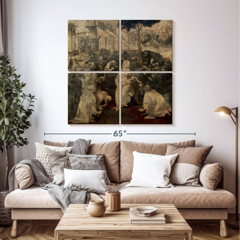 Adella Adoration des mages, H 45 po x l 45 po