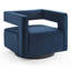 Fauteuil pivotant en velours Booth Performance-2066939160