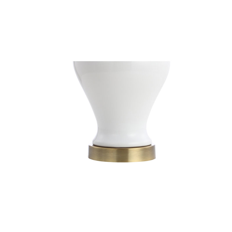 Krebs Table Lamp, White/Gold