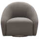 Miley Oversized Upholstered Swivel Accent Chair