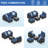 5 Pcs Outdoor Conversation Sets Outdoor Sectional Sofa W/ Cushion & Ottoman-959557557