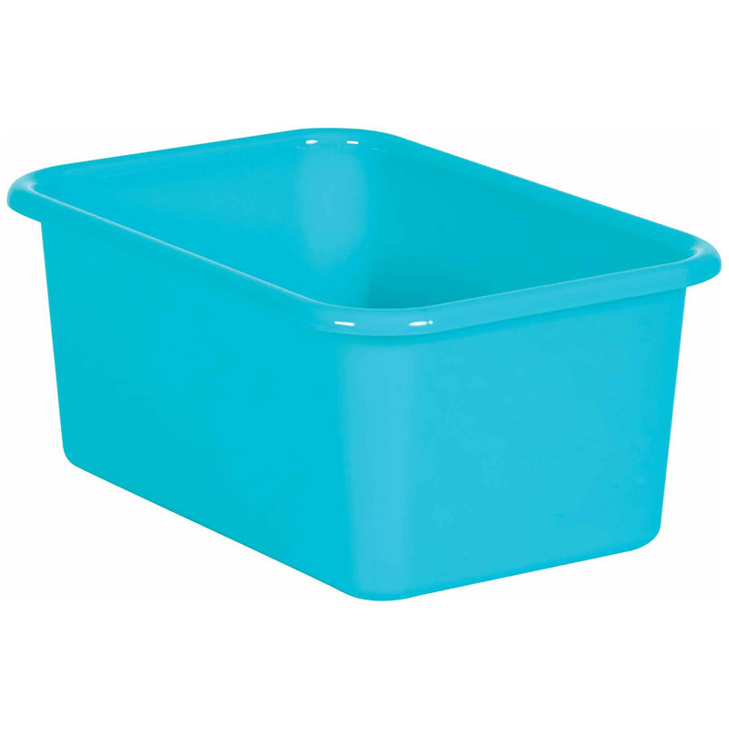 Ensemble de bacs en plastique, Bleu sarcelle, H 7,75 po x l 11,38 po x P 5 po