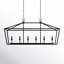 Luminaire suspendu géométrique pour îlot de cuisine à 6 lumières Hertford-1730056967